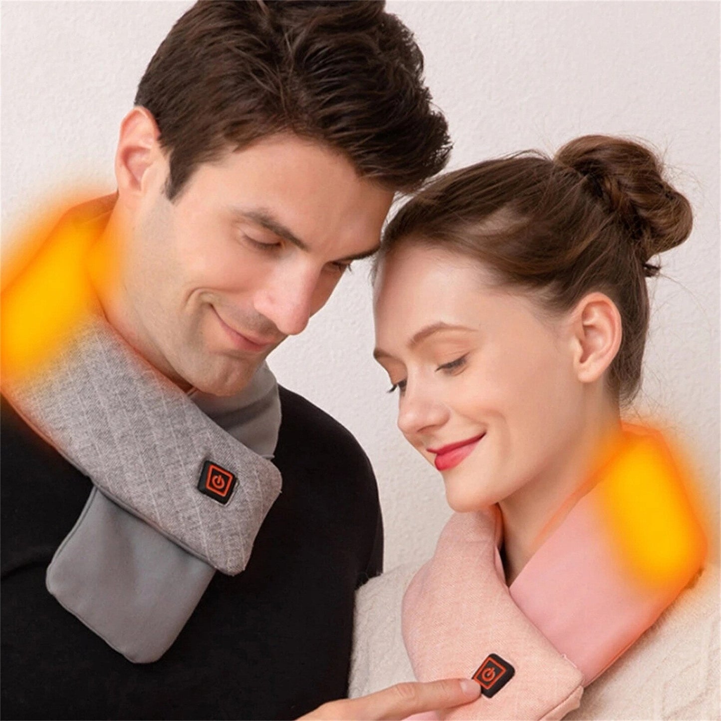 USB Heated Neck & Shoulder Wrap – Smart Heating Pad for Pain Relief