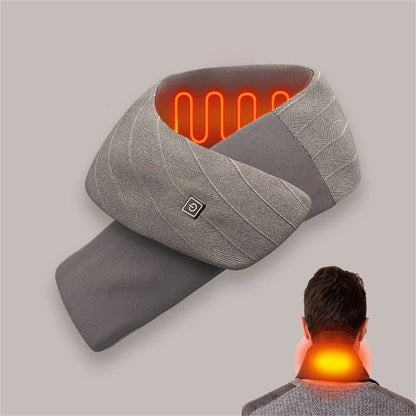USB Heated Neck & Shoulder Wrap – Smart Heating Pad for Pain Relief