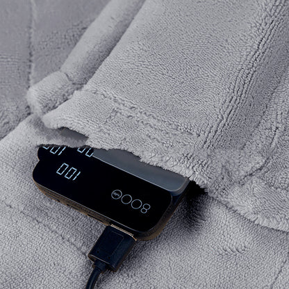 USB Heated Blanket – Soft Suede, Portable Electric Throw for Warmth (140×80cm)