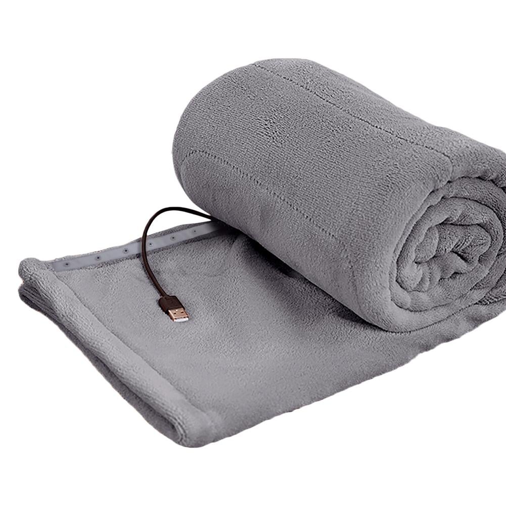 USB Heated Blanket – Soft Suede, Portable Electric Throw for Warmth (140×80cm)