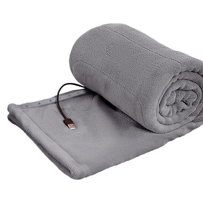 USB Heated Blanket – Soft Suede, Portable Electric Throw for Warmth (140×80cm)