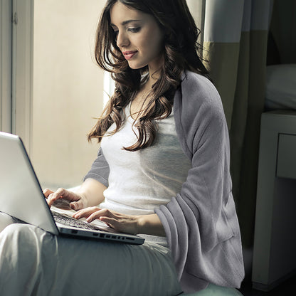 USB Heated Blanket – Soft Suede, Portable Electric Throw for Warmth (140×80cm)